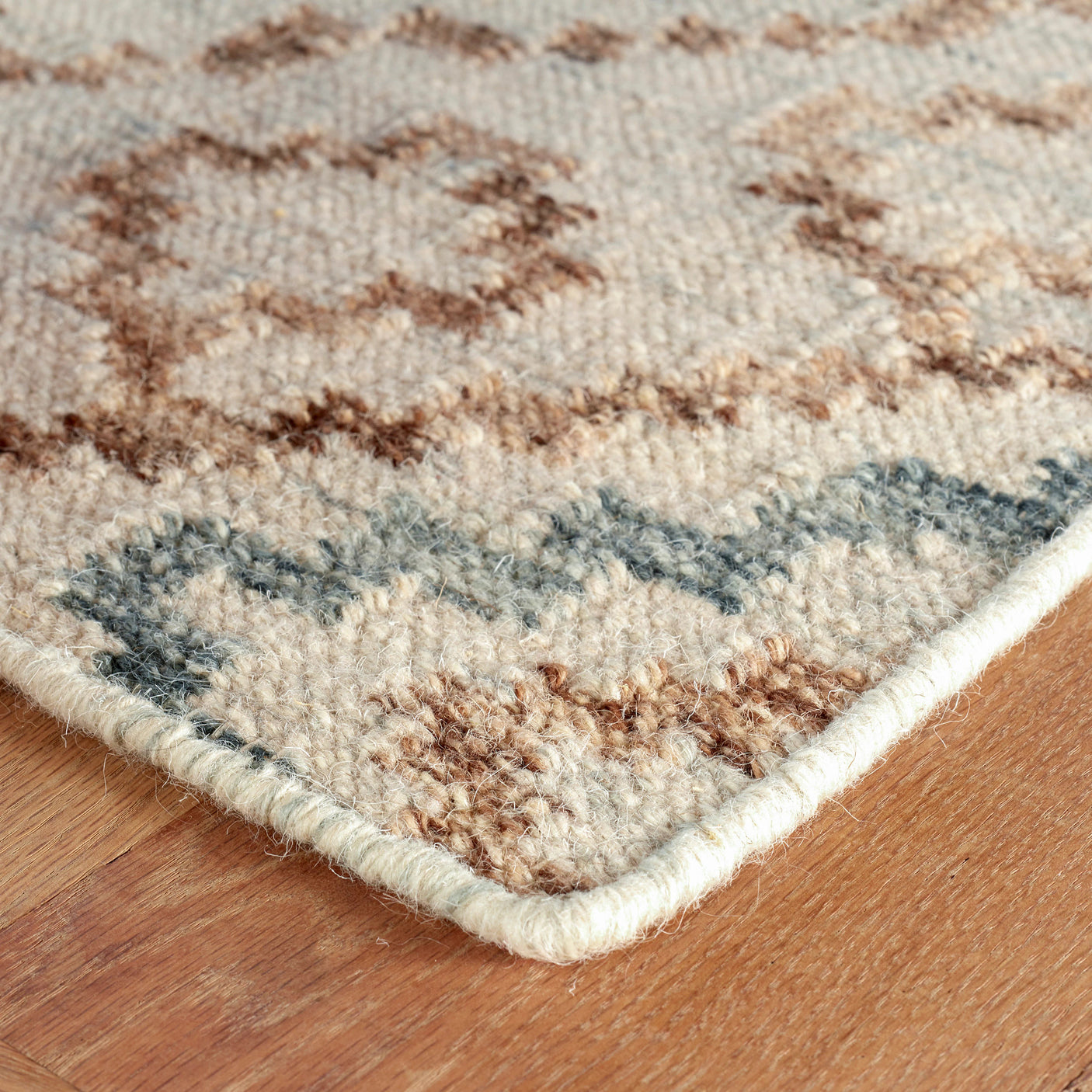 Jelly Roll Handwoven Wool Rug