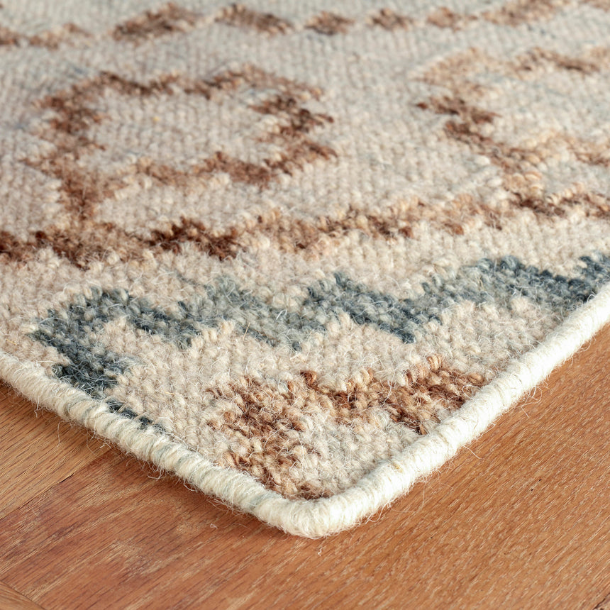 Jelly Roll Handwoven Wool Rug