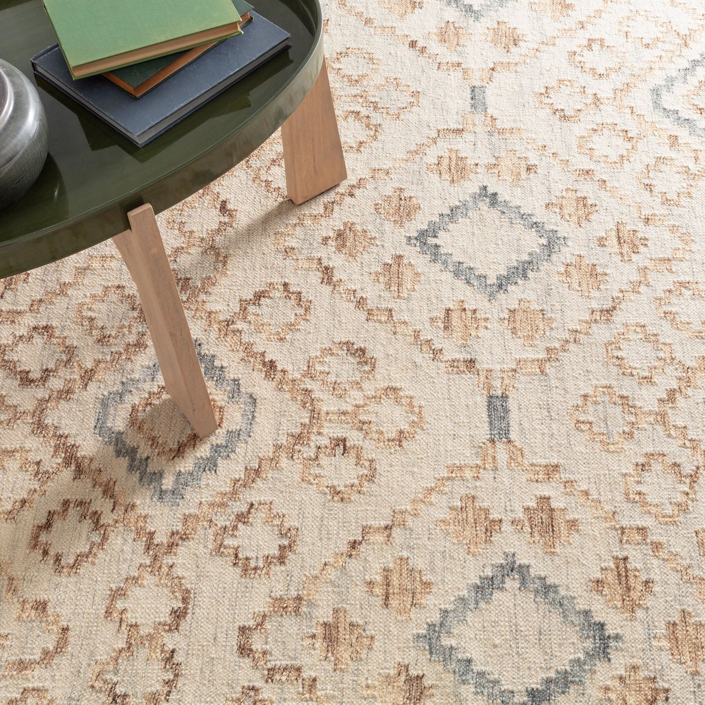 Jelly Roll Handwoven Wool Rug