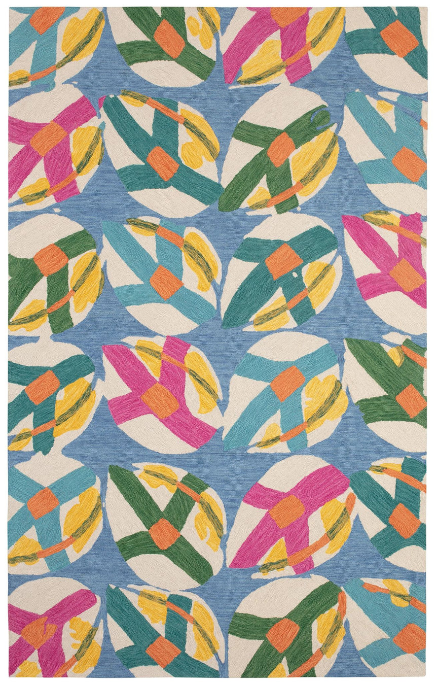 Lily Pad Hand Micro Hooked Wool Rug