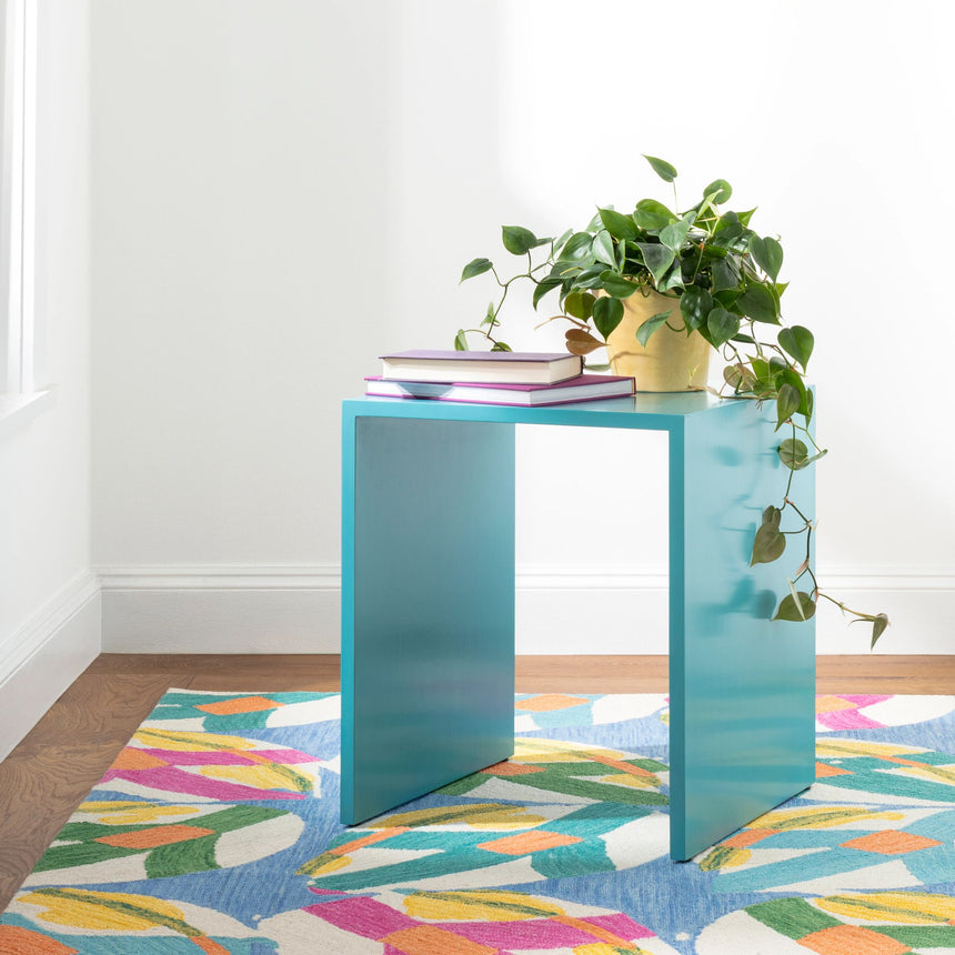 Lily Pad Hand Micro Hooked Wool Rug