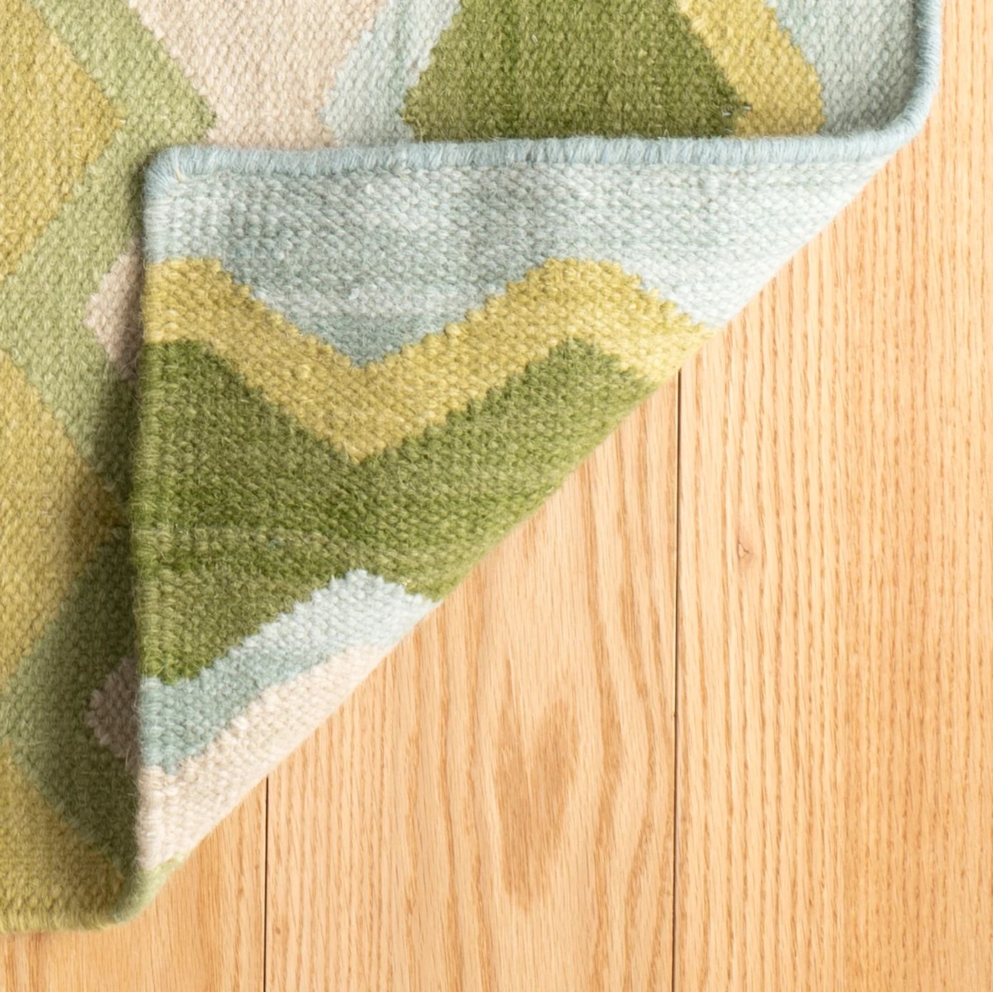 Safety Net Handwoven Wool Rug