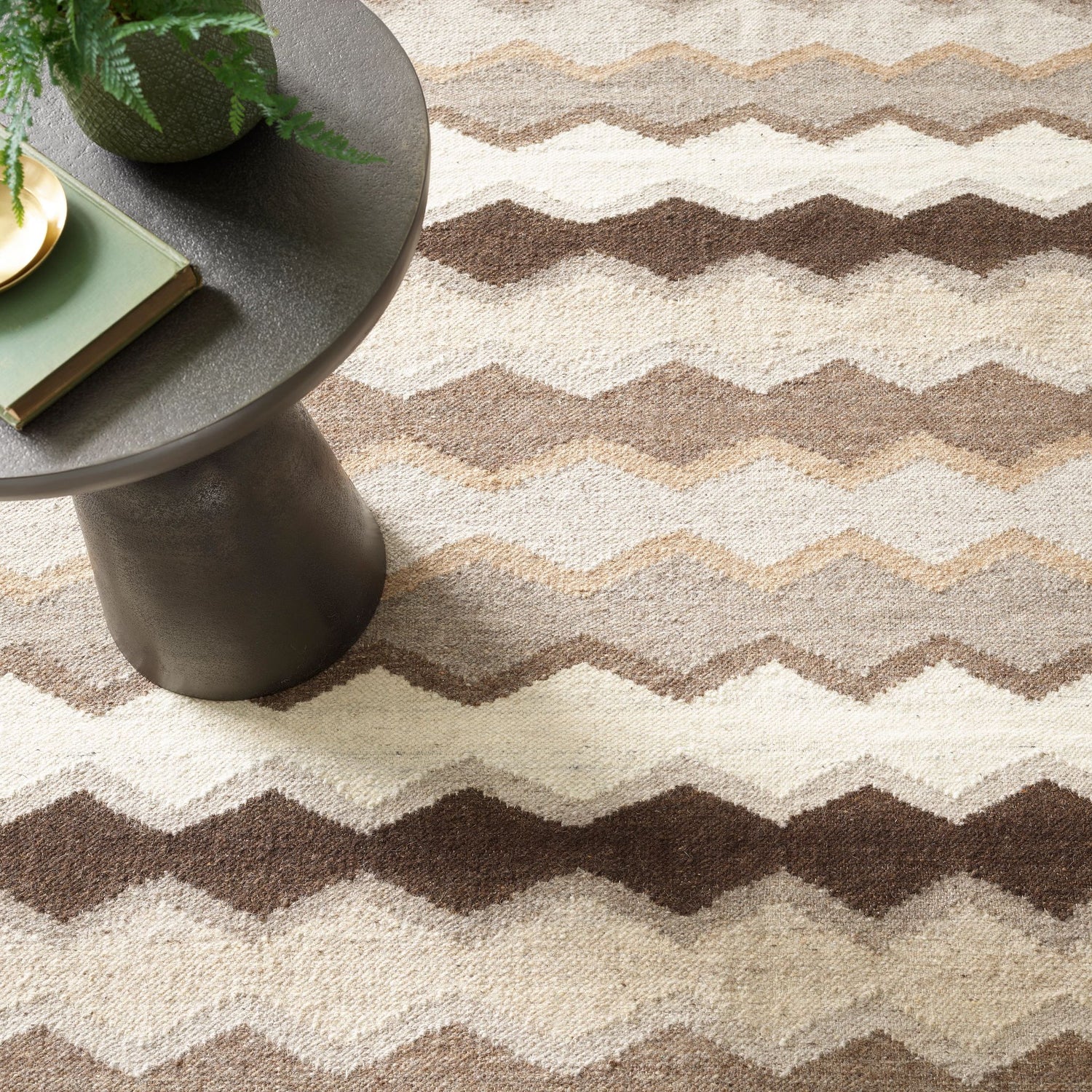 Safety Net Handwoven Wool Rug