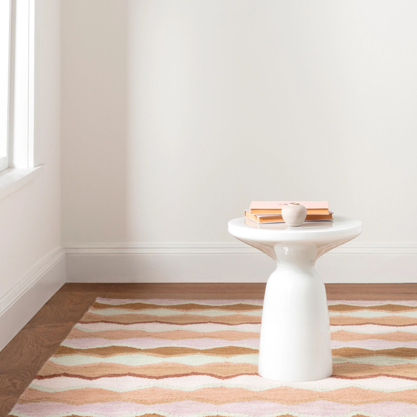 Safety Net Handwoven Wool Rug