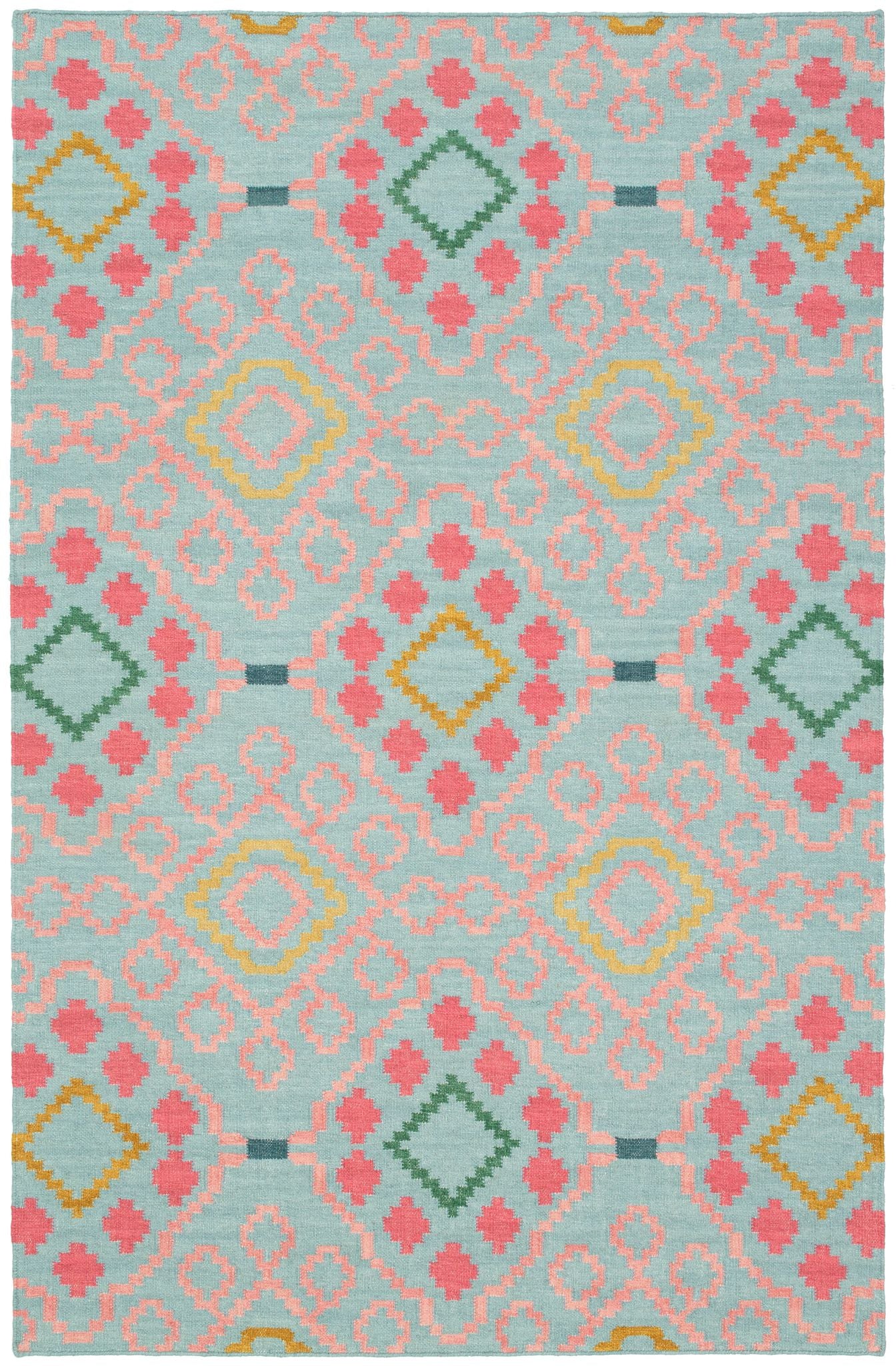 Jelly Roll Handwoven Wool Rug