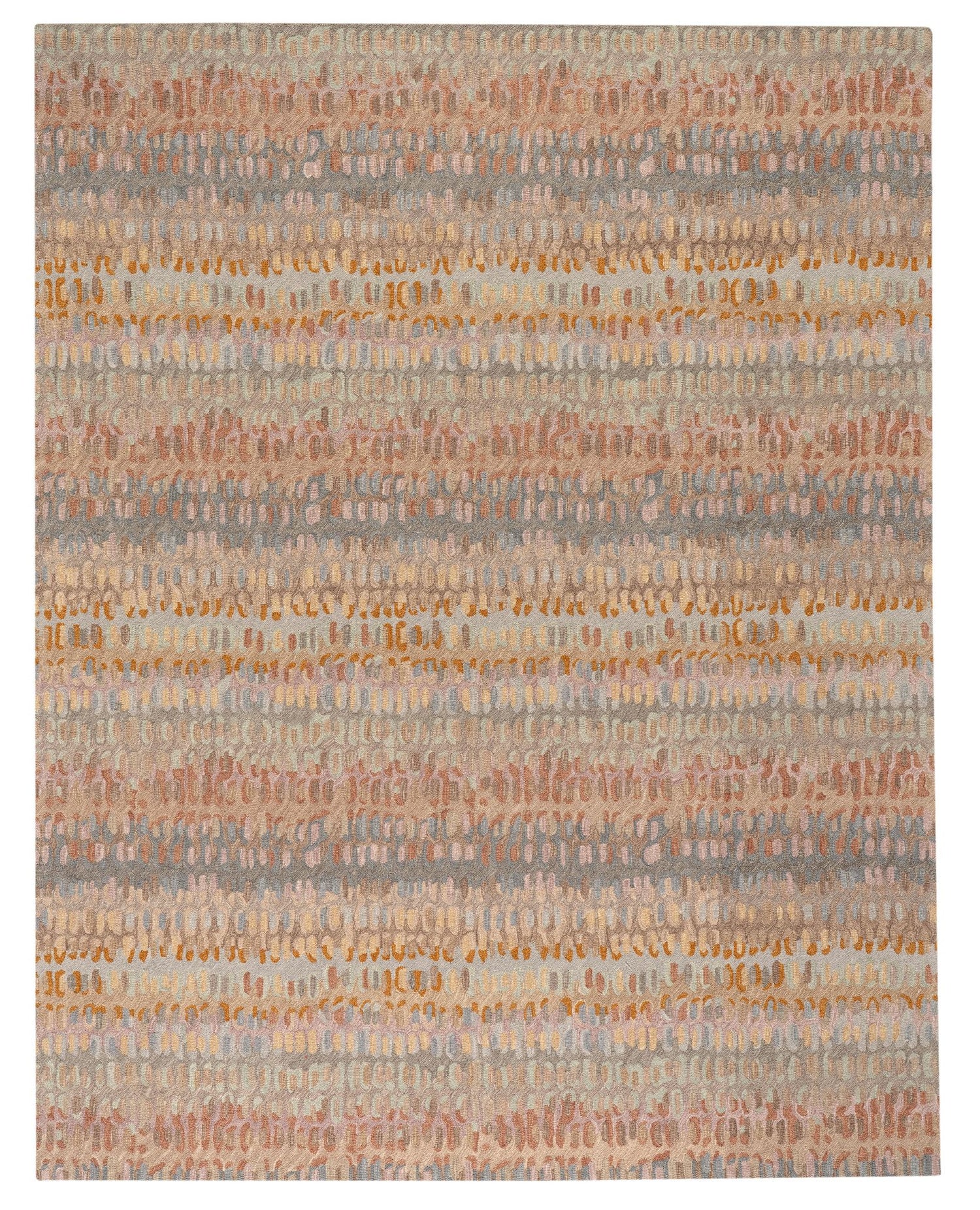 Paint Chip Hand Micro Hooked Wool Rug
