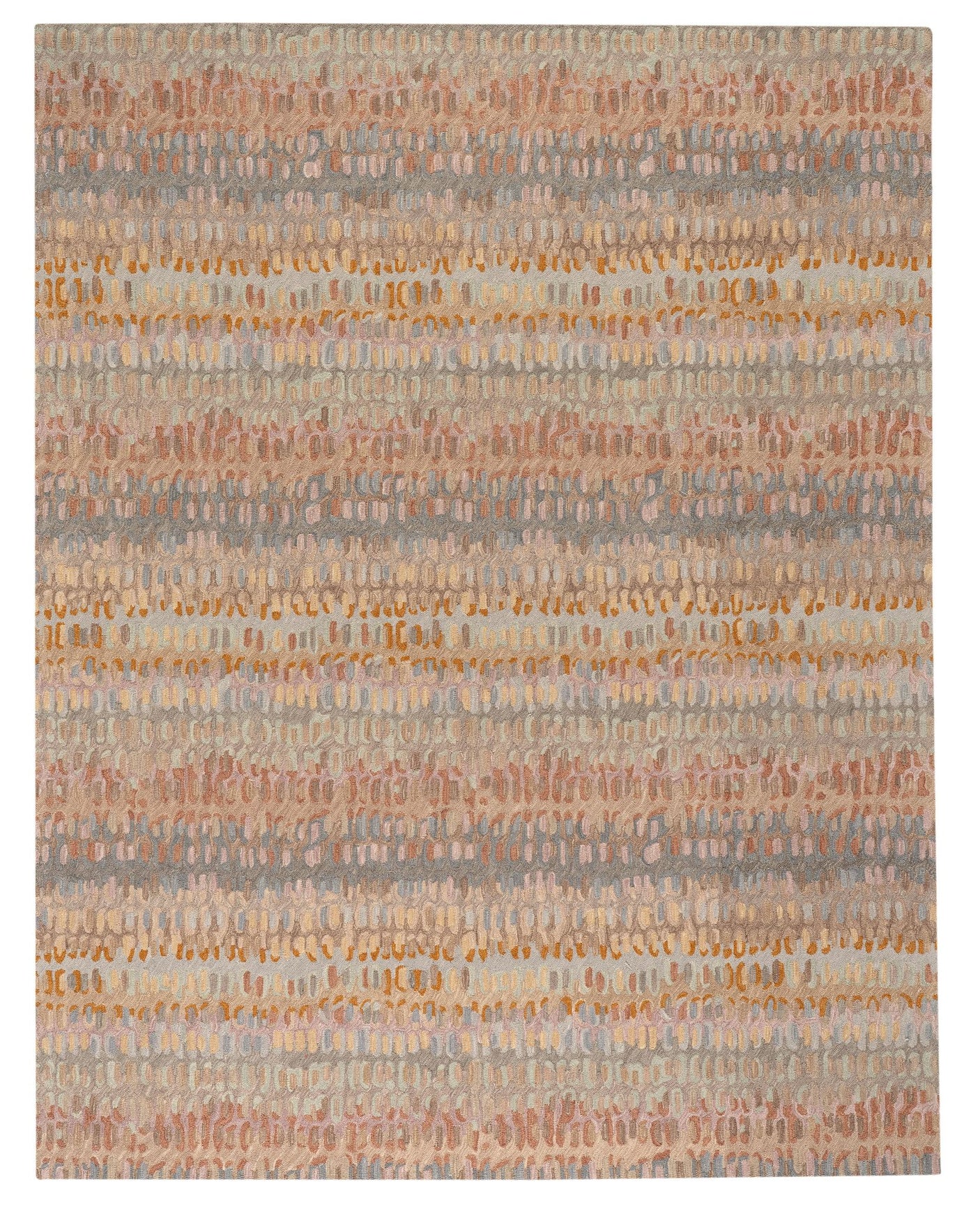 Paint Chip Hand Micro Hooked Wool Rug