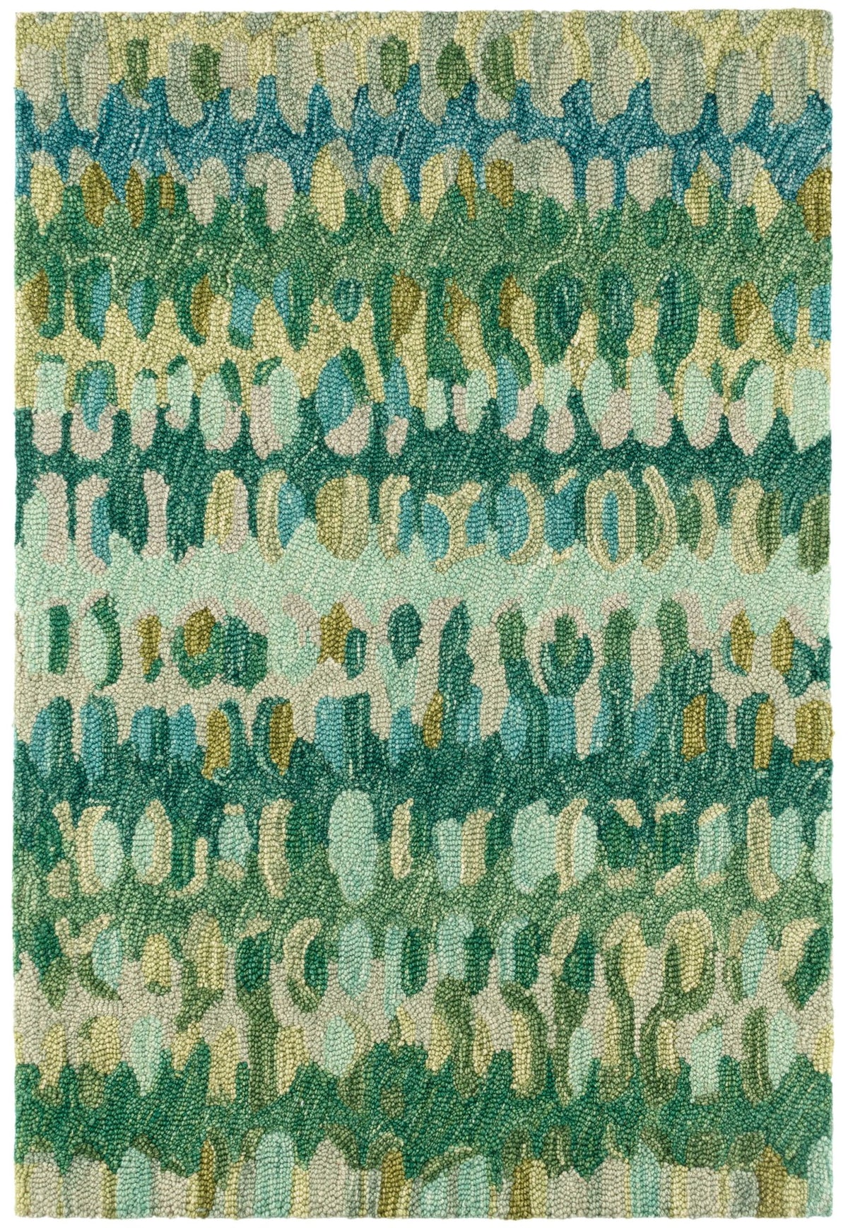 Paint Chip Hand Micro Hooked Wool Rug