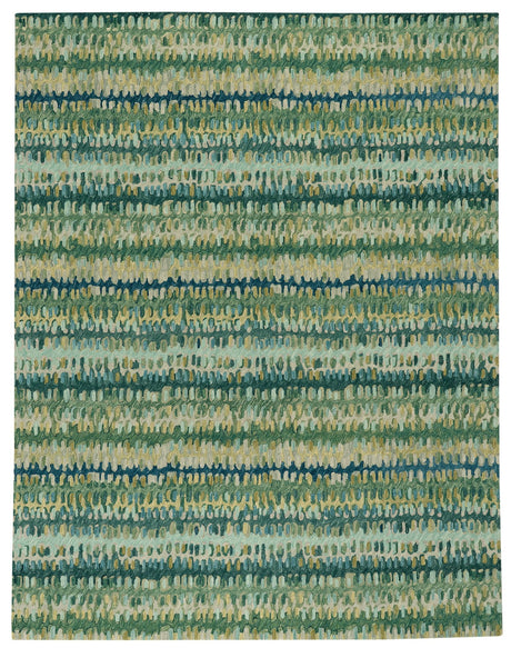 Paint Chip Hand Micro Hooked Wool Rug