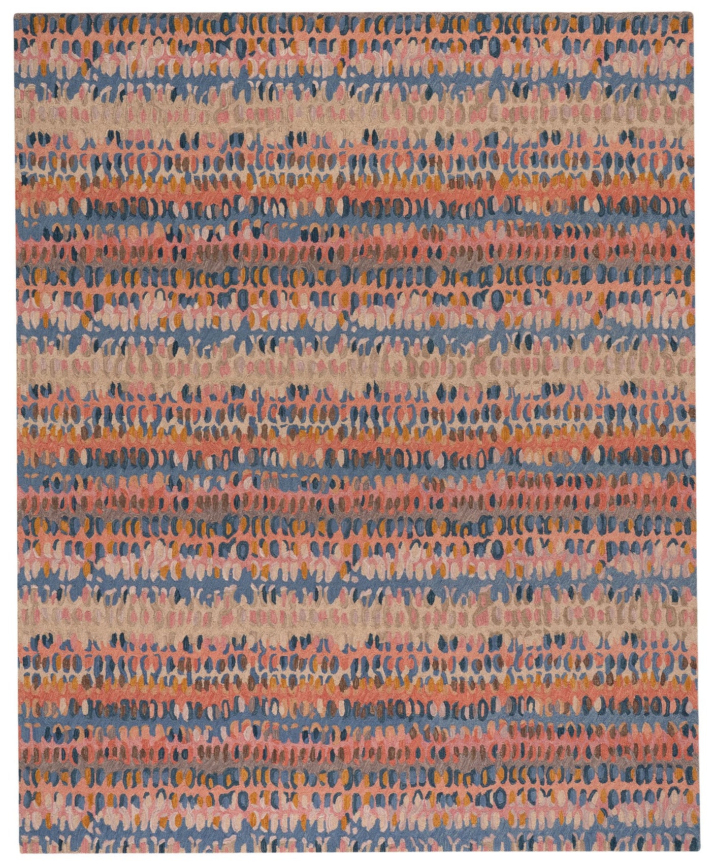 Paint Chip Hand Micro Hooked Wool Rug