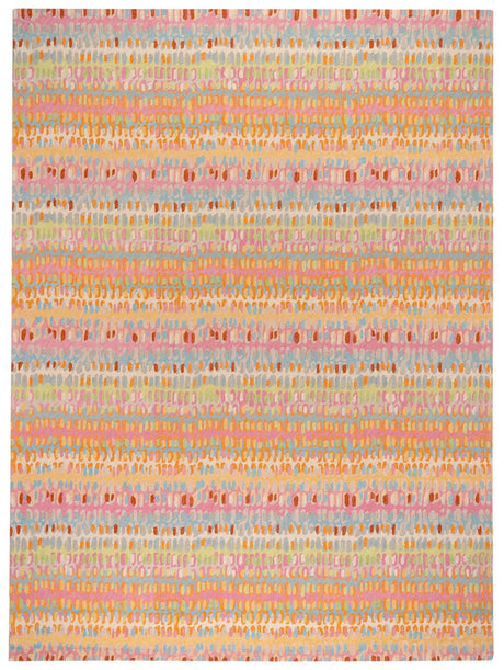 Paint Chip Hand Micro Hooked Wool Rug