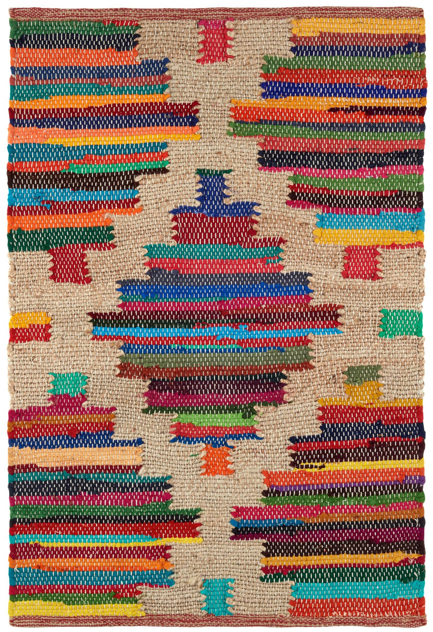 Mod Chindi Handwoven Jute Rug