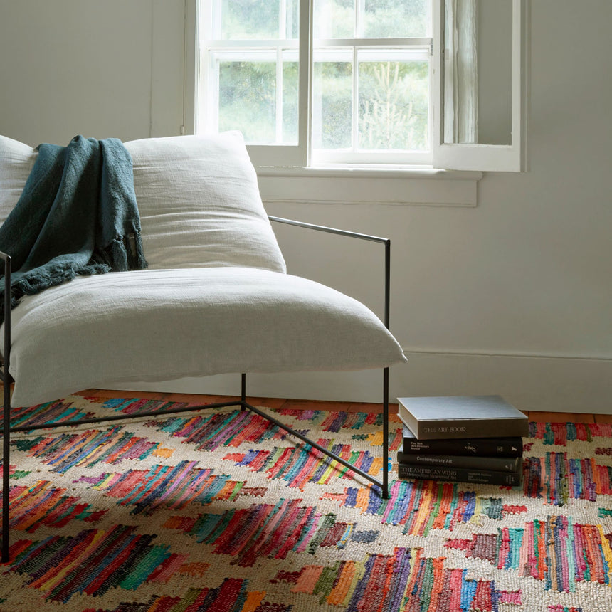 Mod Chindi Handwoven Jute Rug