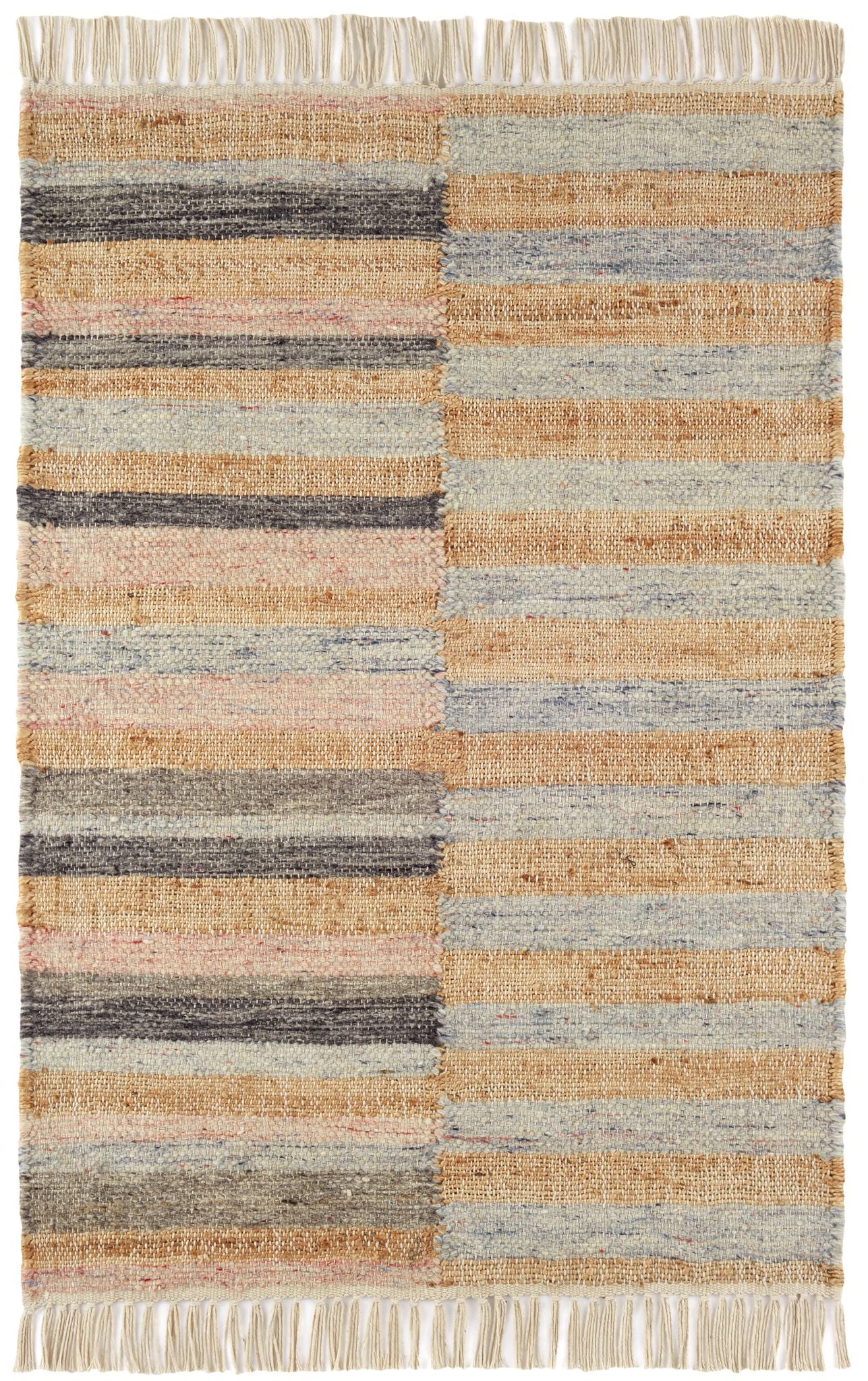 Ravel Stripe Handwoven Wool Rug