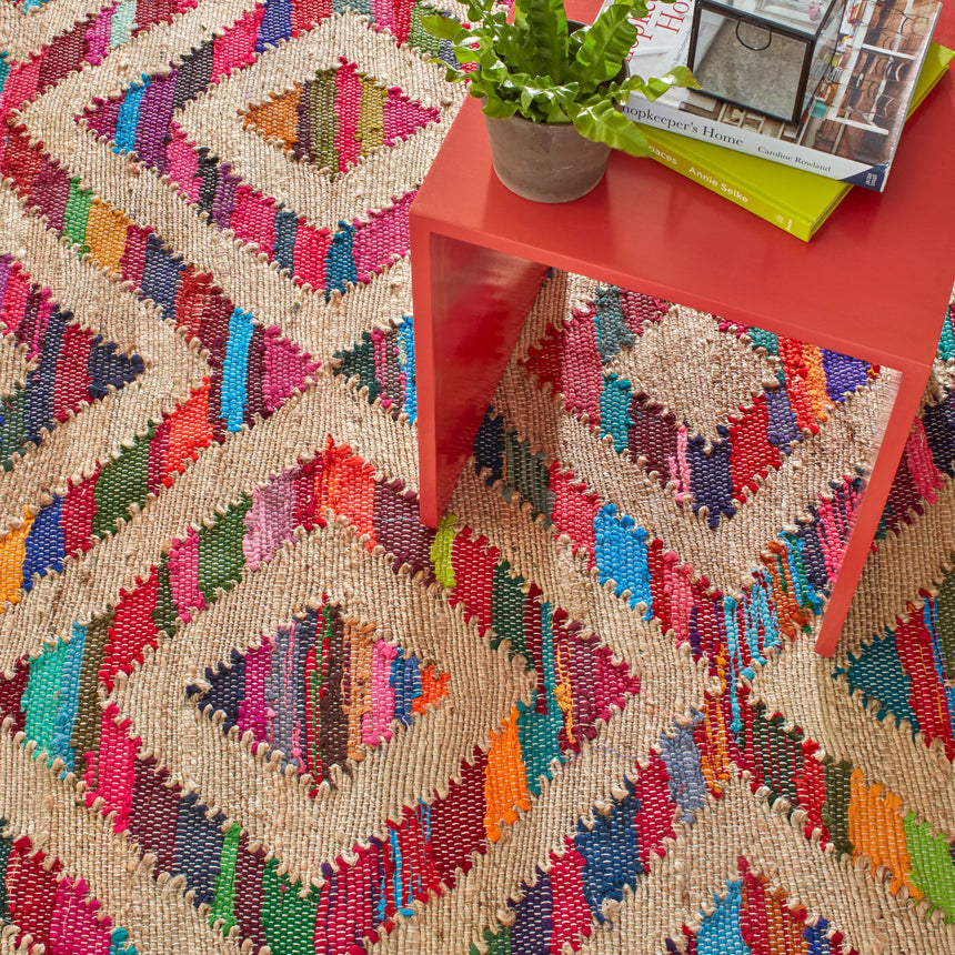 Tetra Chindi Handwoven Jute Rug