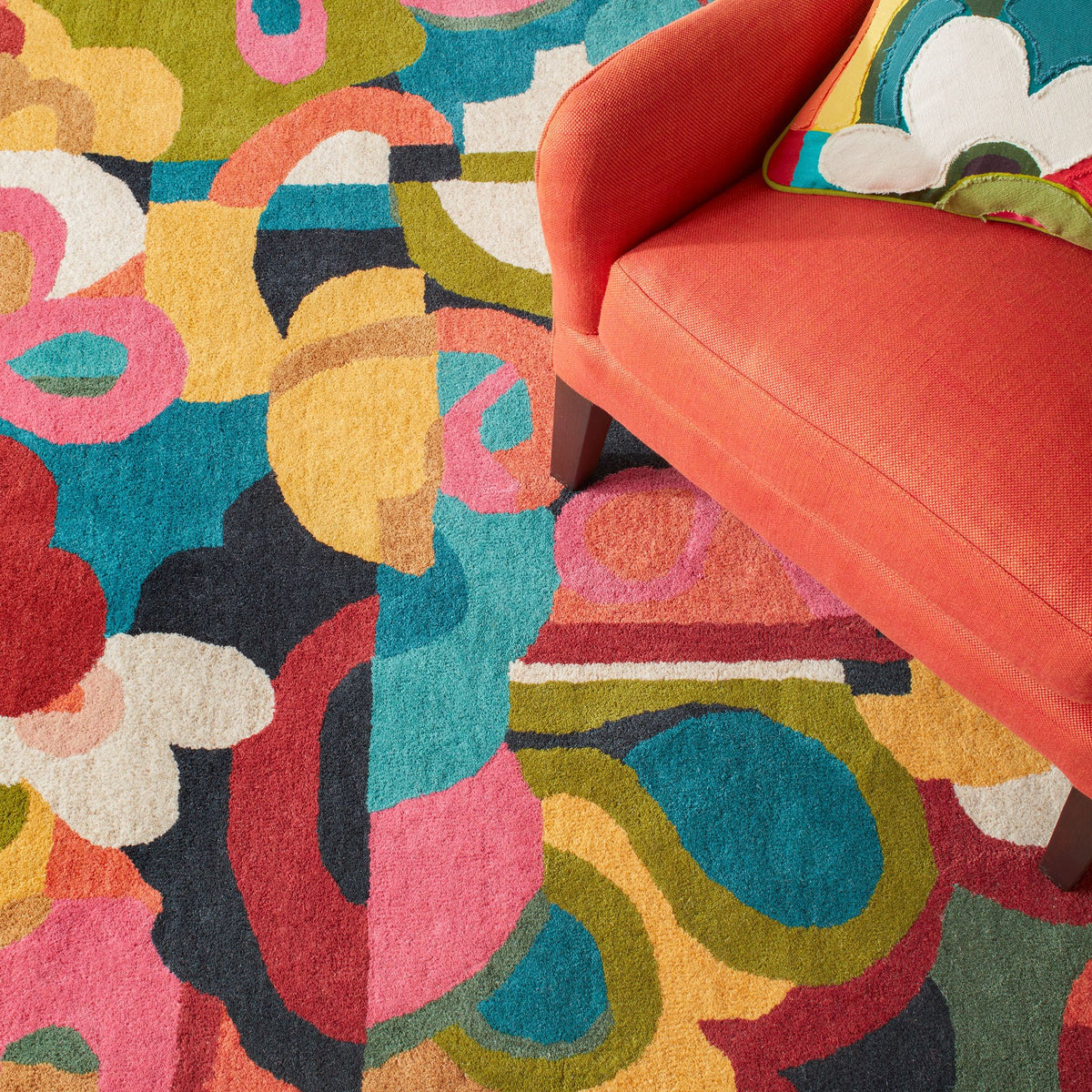 Field of Dreams Hand Tufted Wool Rug
