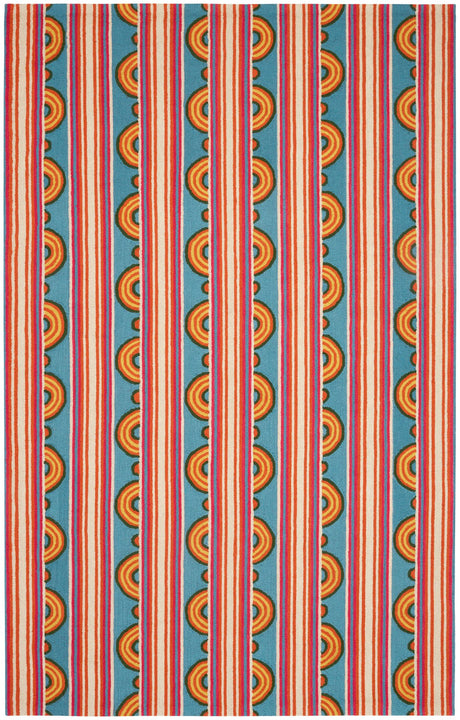 Button Hand Micro Hooked Wool Rug