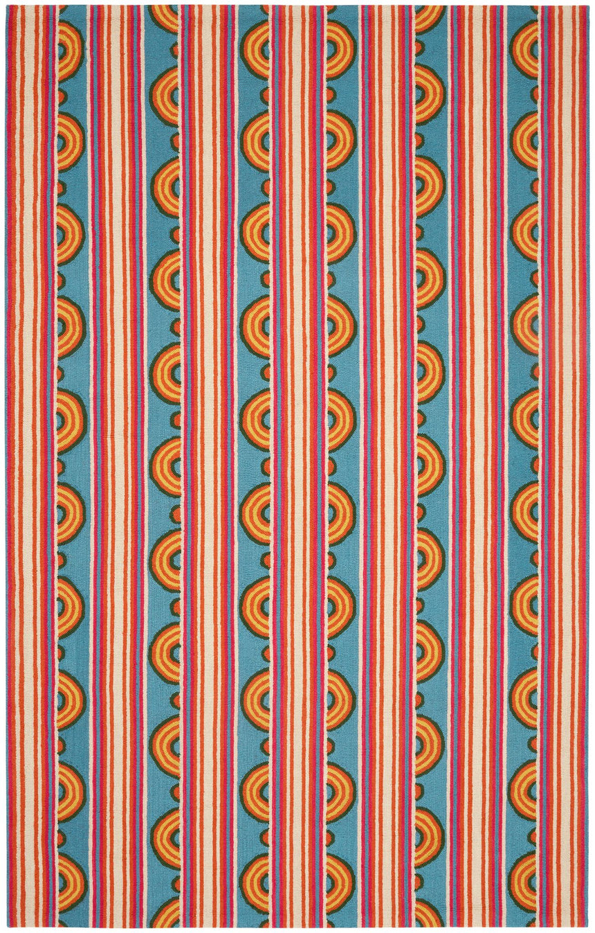 Button Hand Micro Hooked Wool Rug