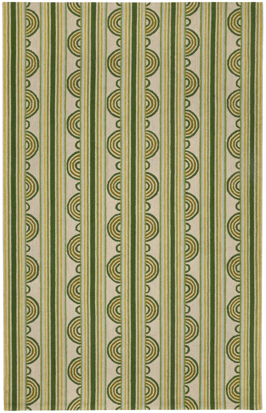 Button Hand Micro Hooked Wool Rug