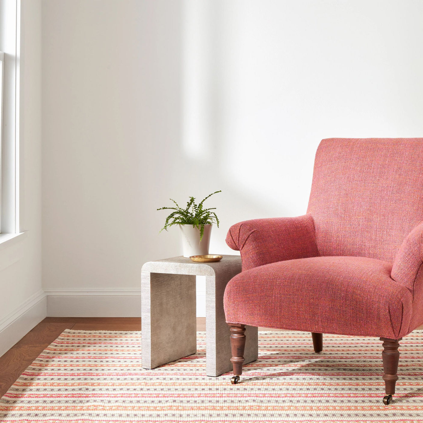 Long Slade Handwoven Cotton Rug