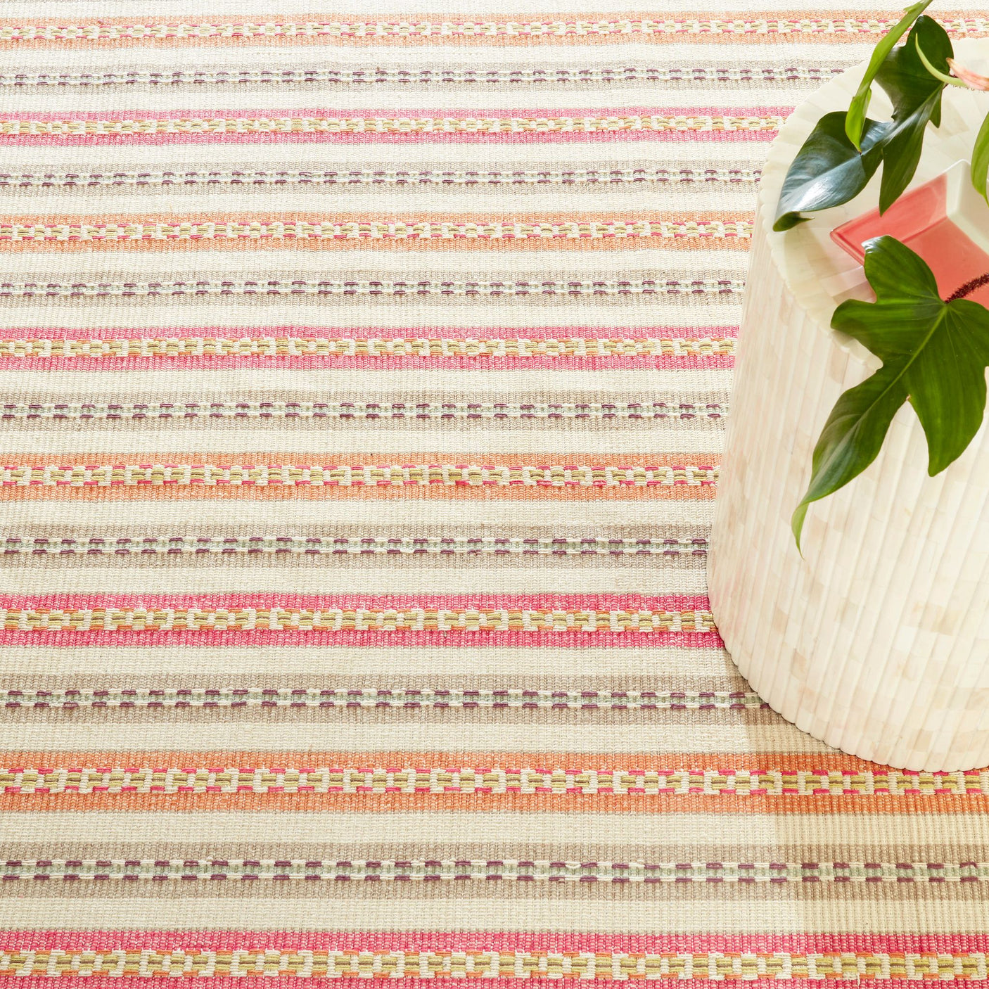 Long Slade Handwoven Cotton Rug