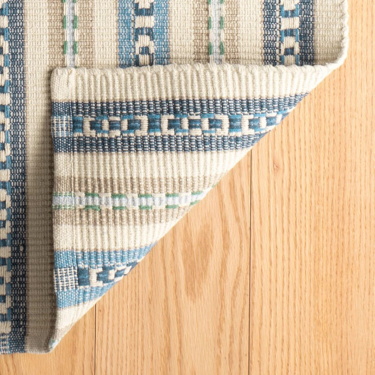Long Slade Handwoven Cotton Rug