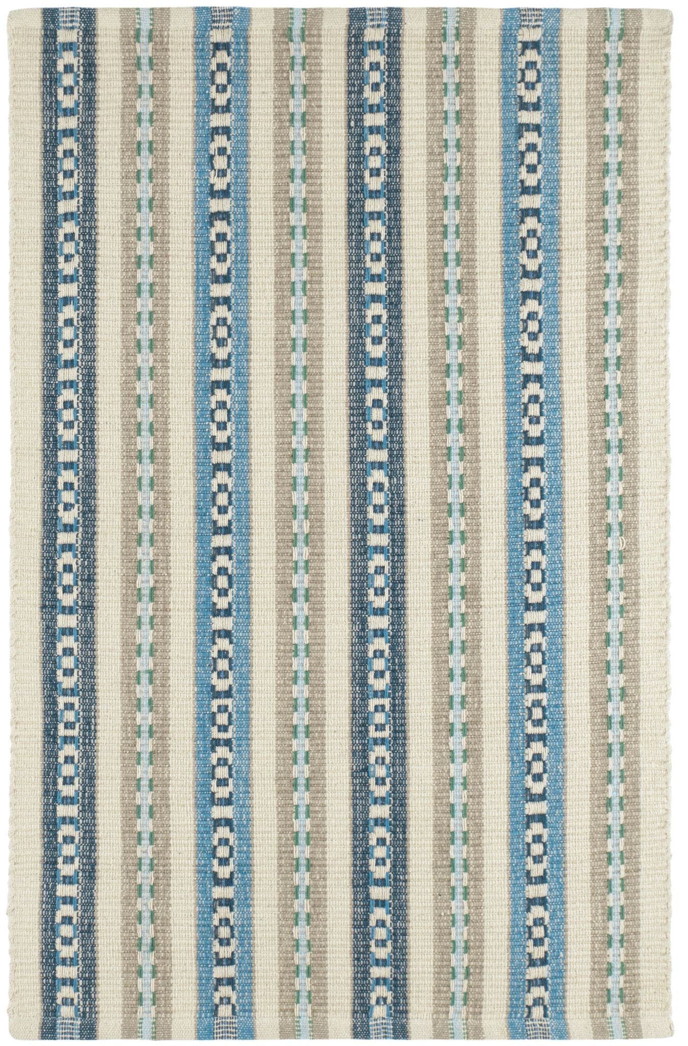 Long Slade Handwoven Cotton Rug