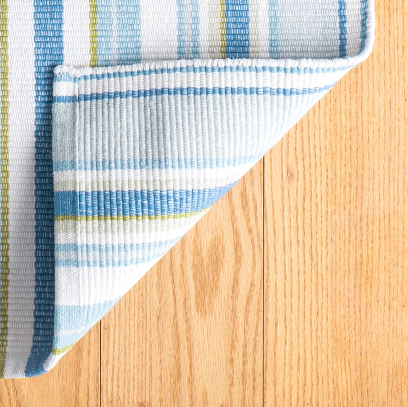 Daphne Stripe Handwoven Cotton Rug