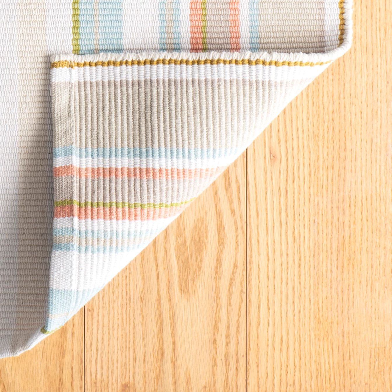 Daphne Stripe Handwoven Cotton Rug