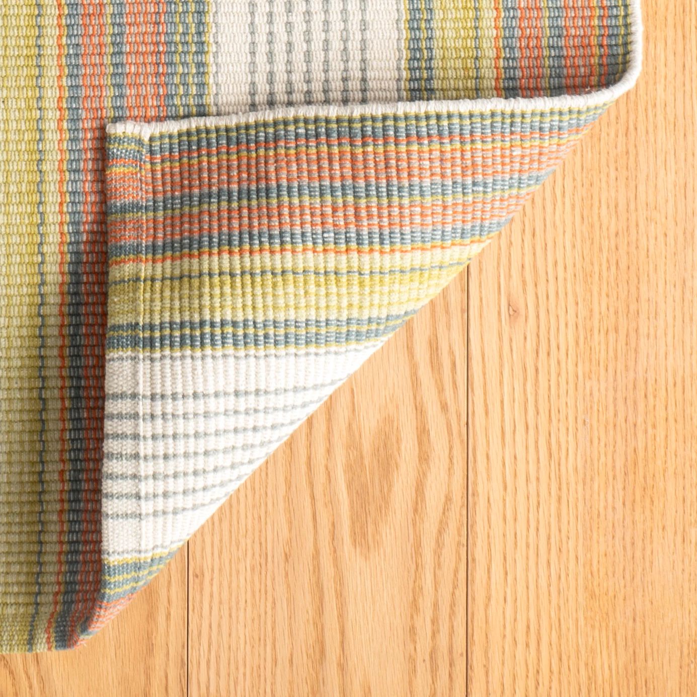 Sloane Stripe Handwoven Cotton Rug