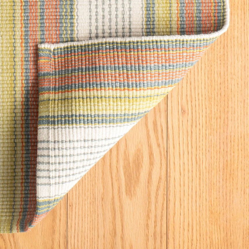 Sloane Stripe Handwoven Cotton Rug