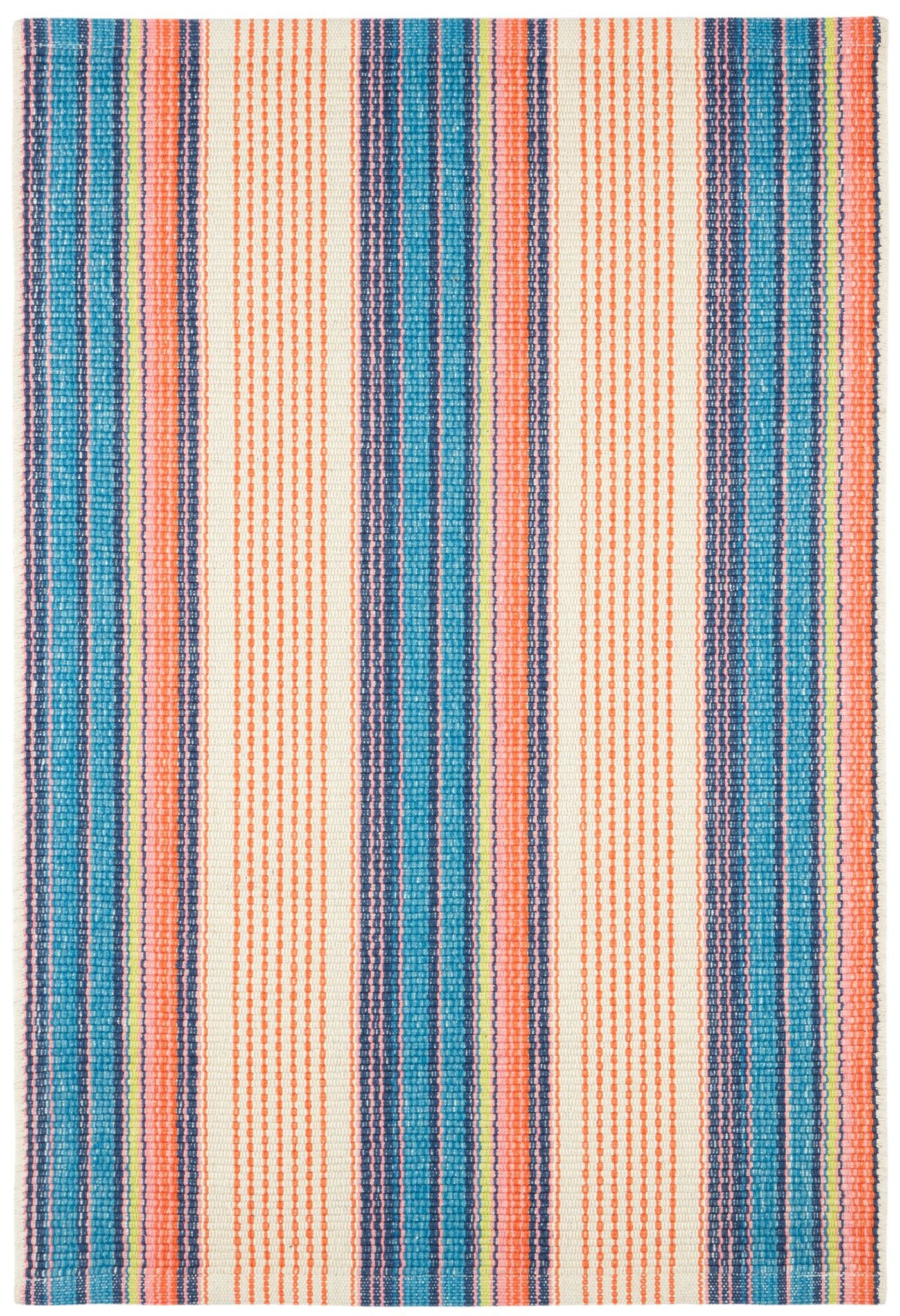Sloane Stripe Handwoven Cotton Rug