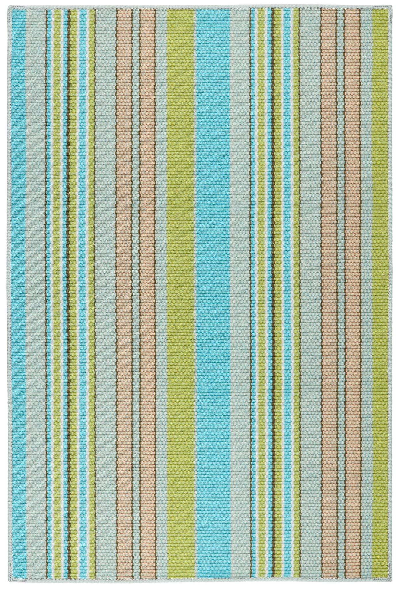 Aquinnah Ticking Machine Washable Rug