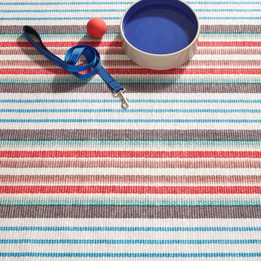 Ranch Stripe Machine Washable Rug