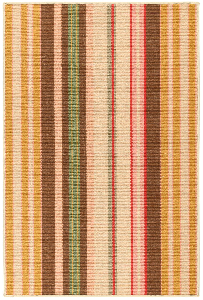 Sienna Stripe Machine Washable Rug