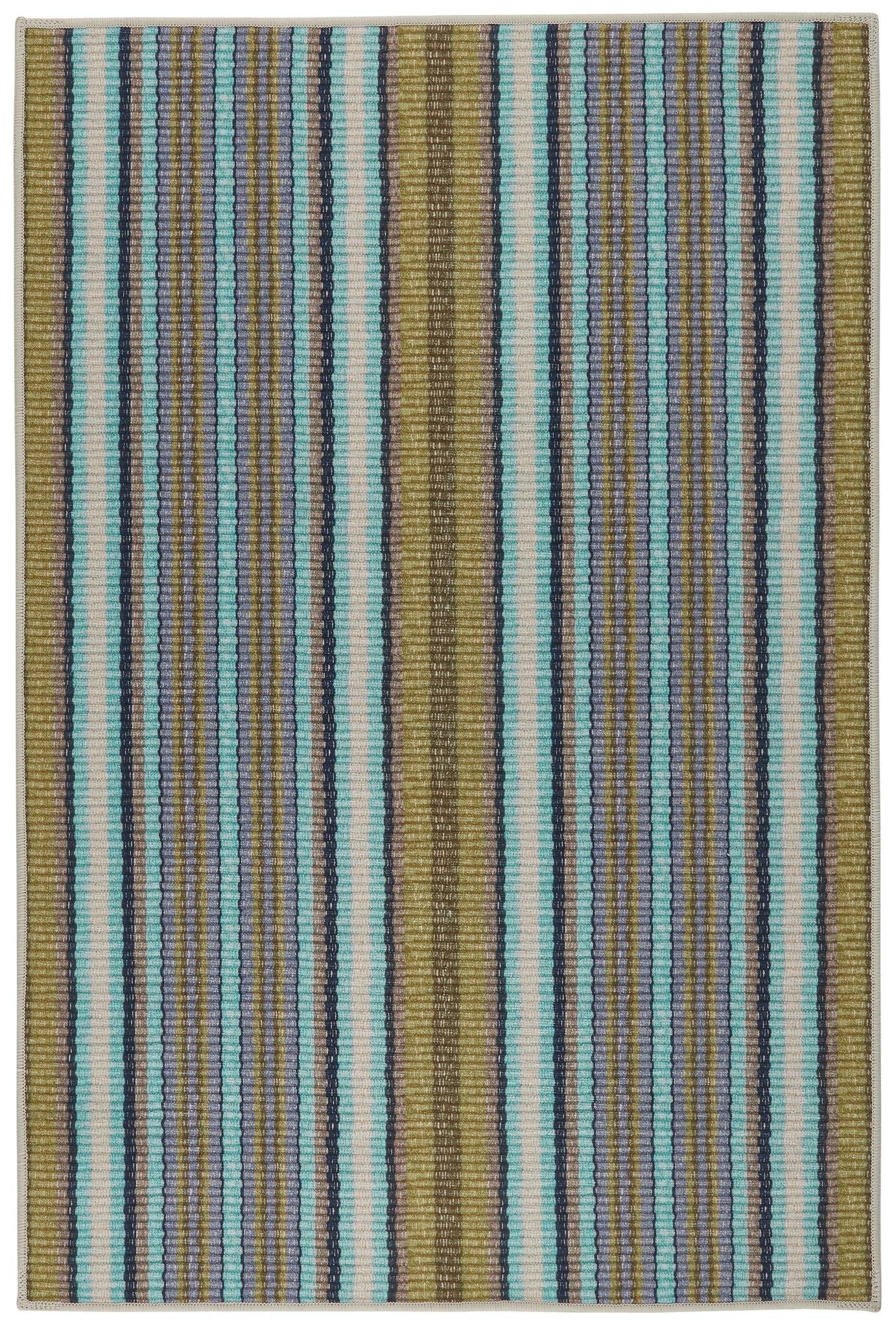 Treehouse Stripe Machine Washable Rug