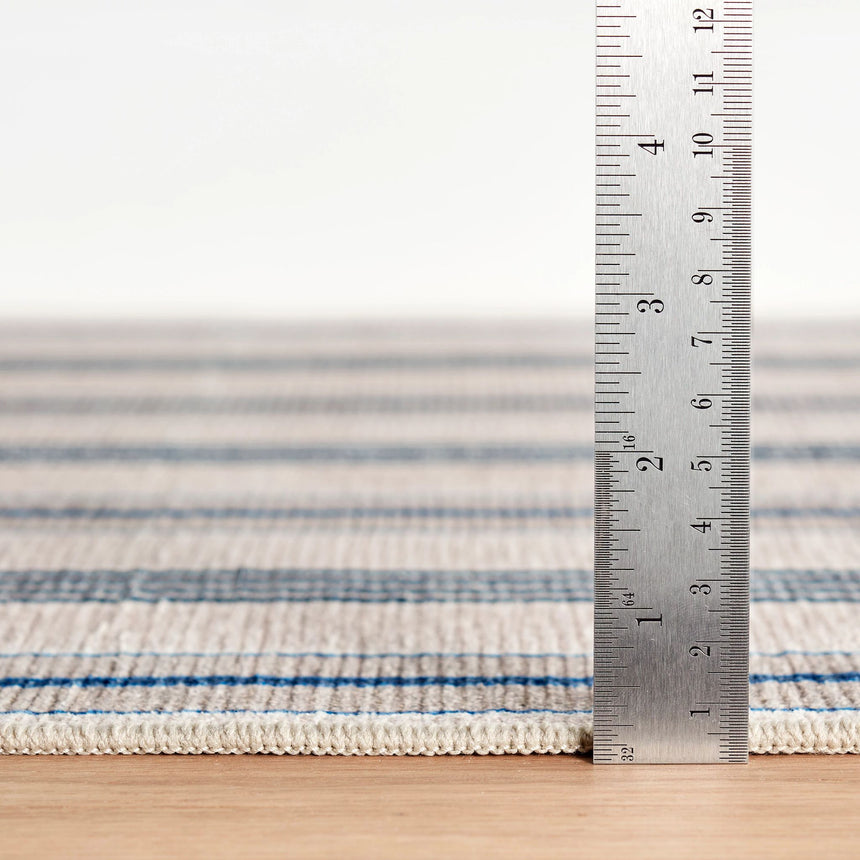 Nimes Ticking Machine Washable Rug