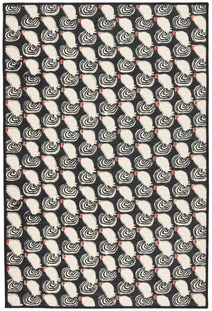 Cockadoodledoo Machine Washable Rug
