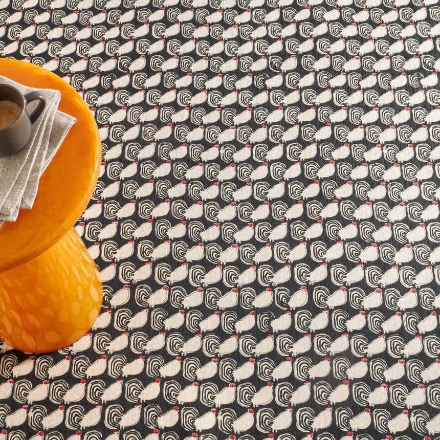 Cockadoodledoo Machine Washable Rug