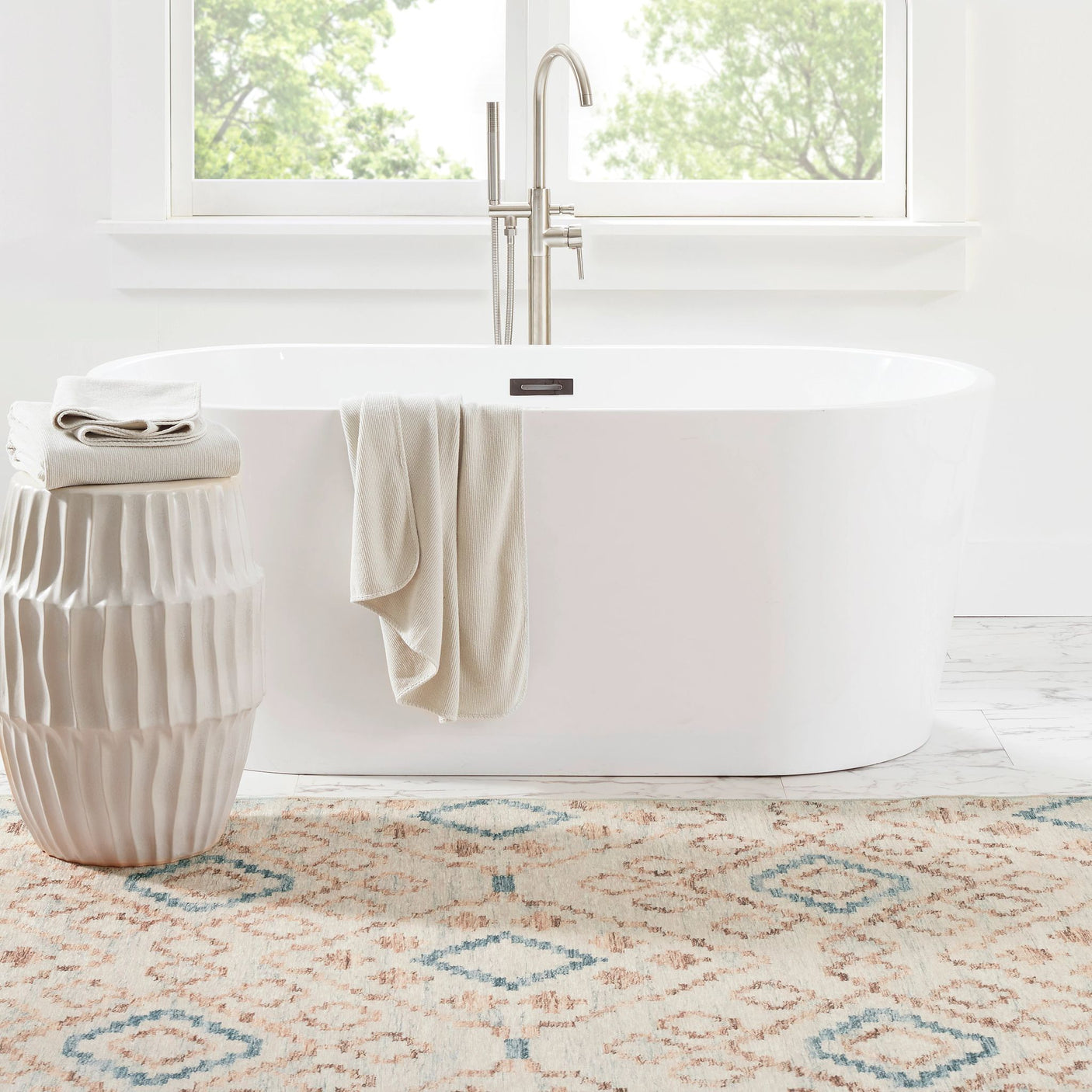 Jelly Roll Machine Washable Rug