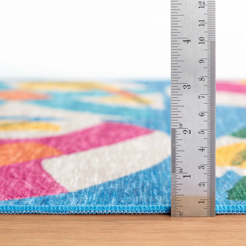 Lily Pad Machine Washable Rug