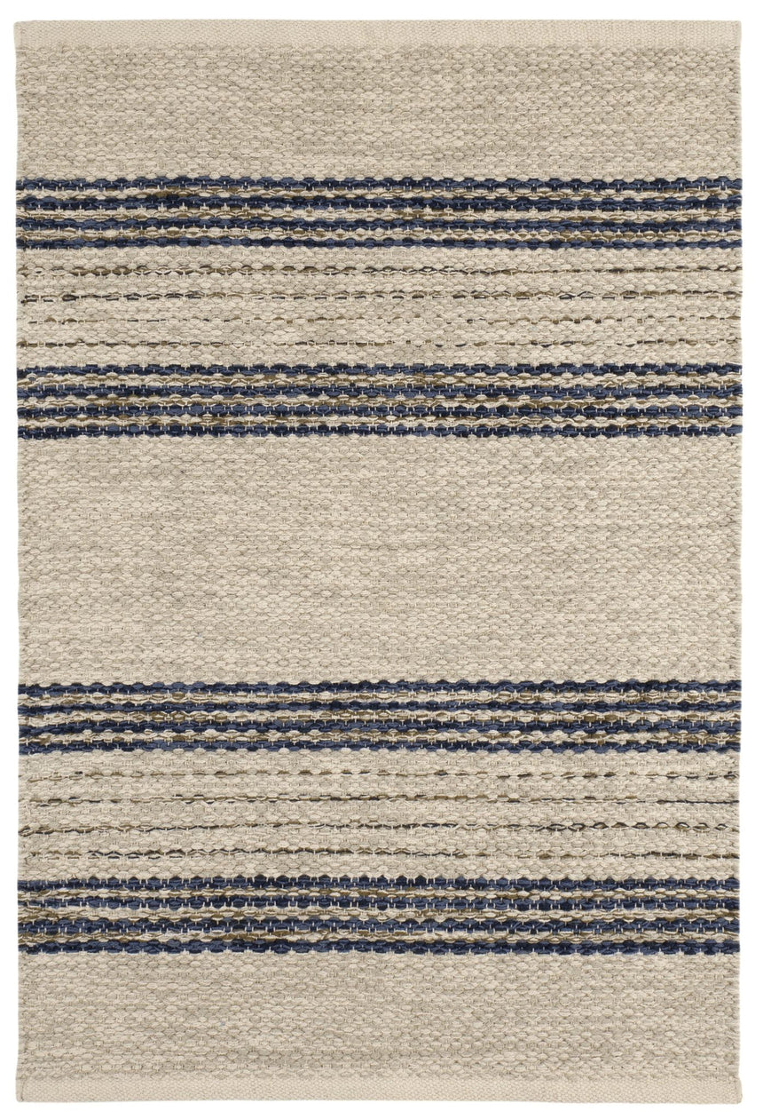 Cielo Stripe Handwoven Cotton Rug