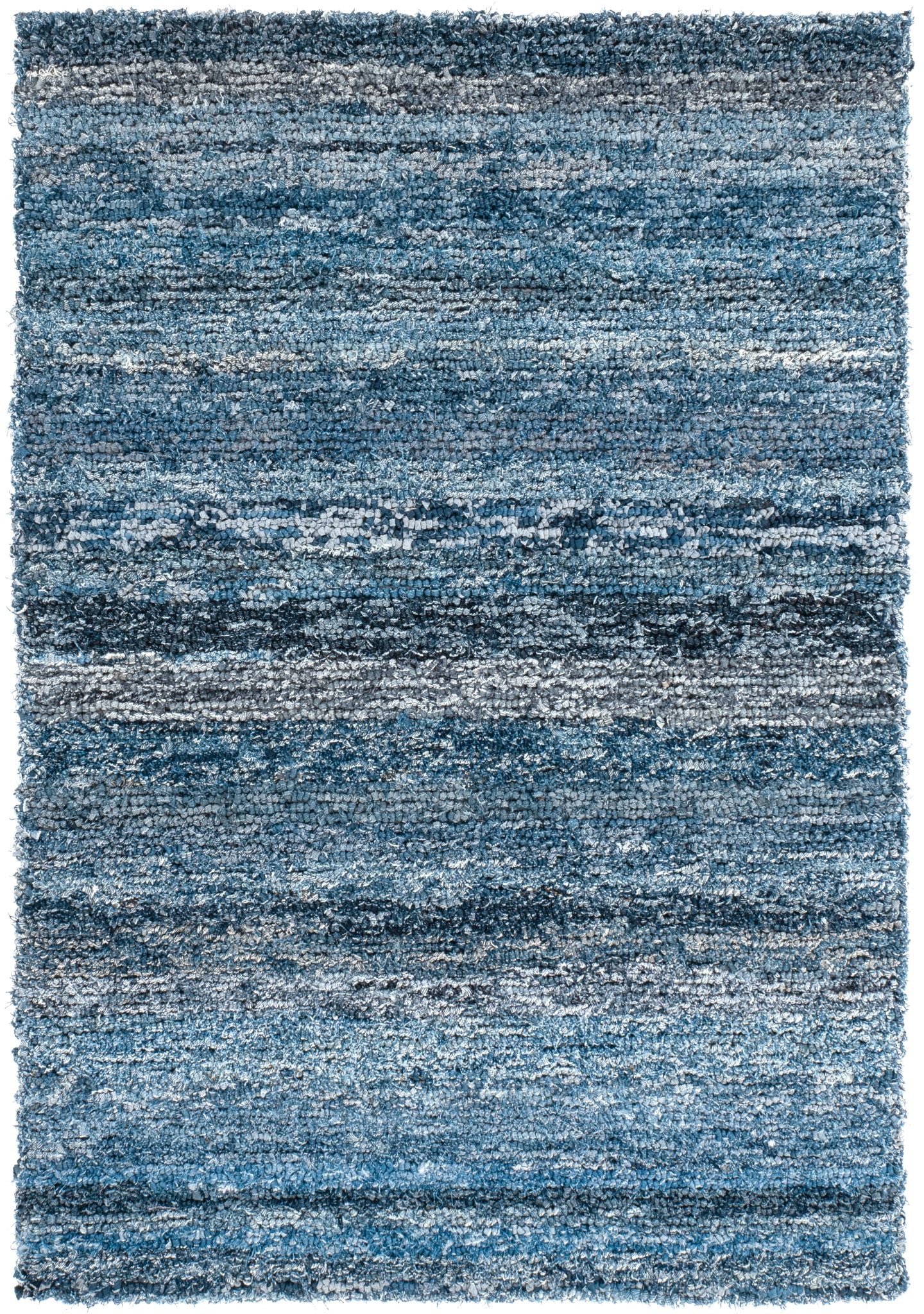 Denim Chindi Hand Hooked Cotton Rug
