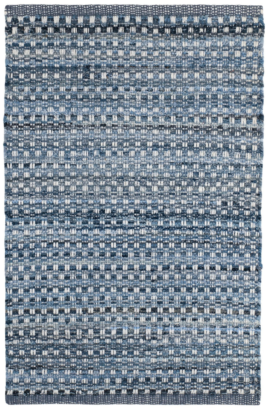 Denim Stone Handwoven Cotton Rug