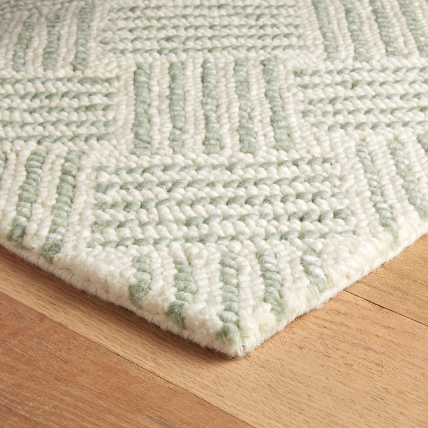 Layers Hand Hooked Wool Rug