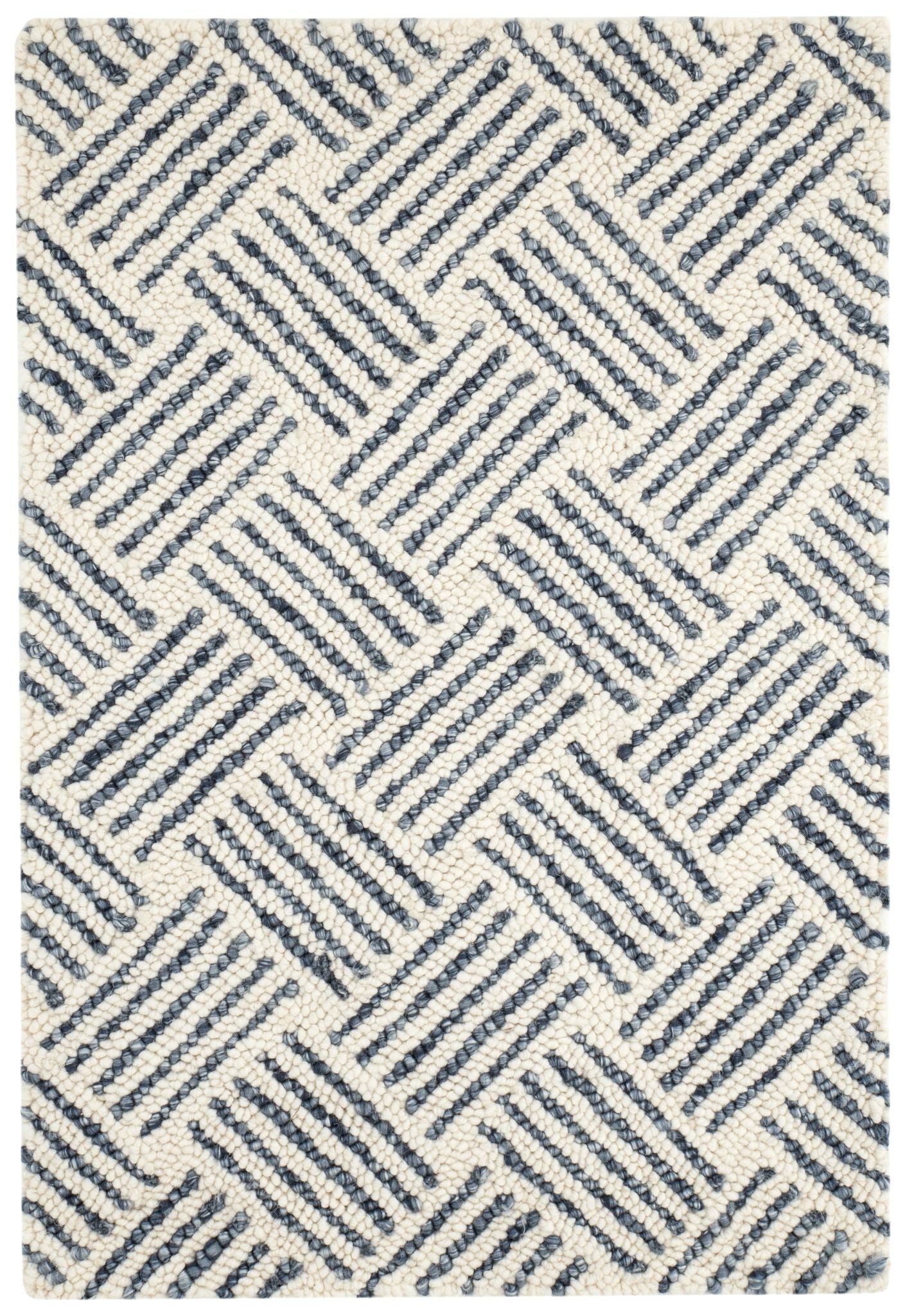 Layers Hand Hooked Wool Rug