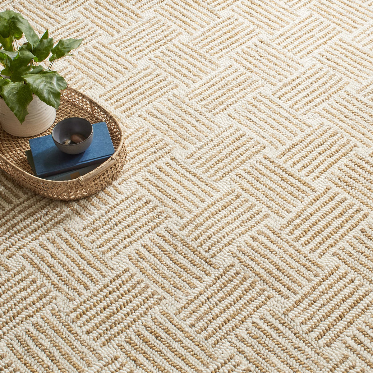 Layers Hand Hooked Wool Rug