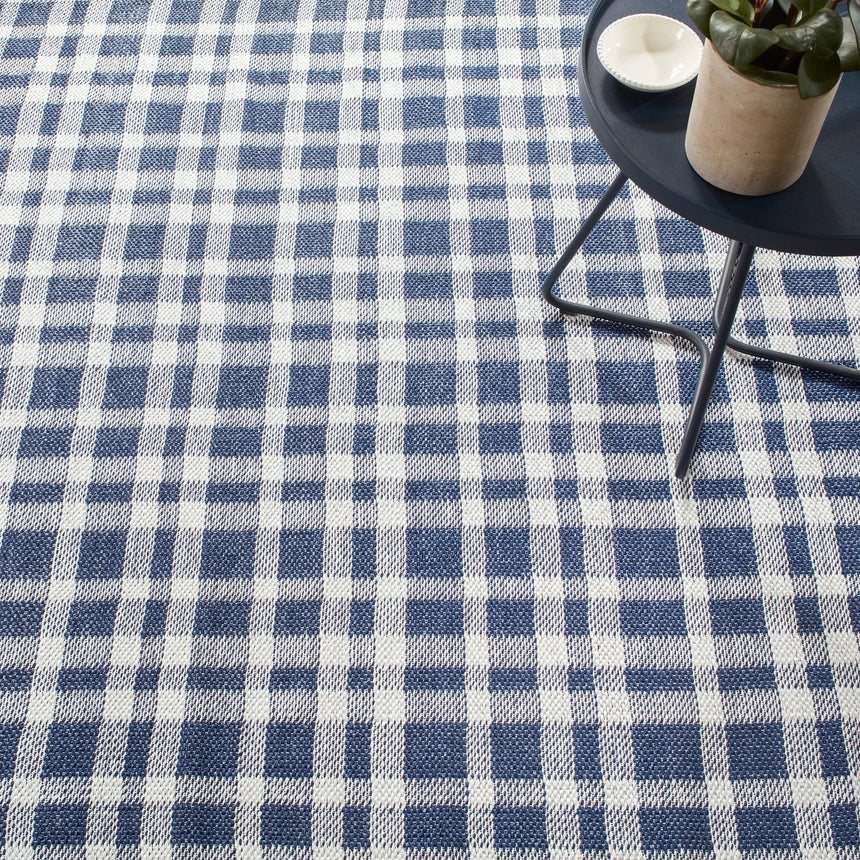 Tattersall Handwoven Indoor/Outdoor Rug