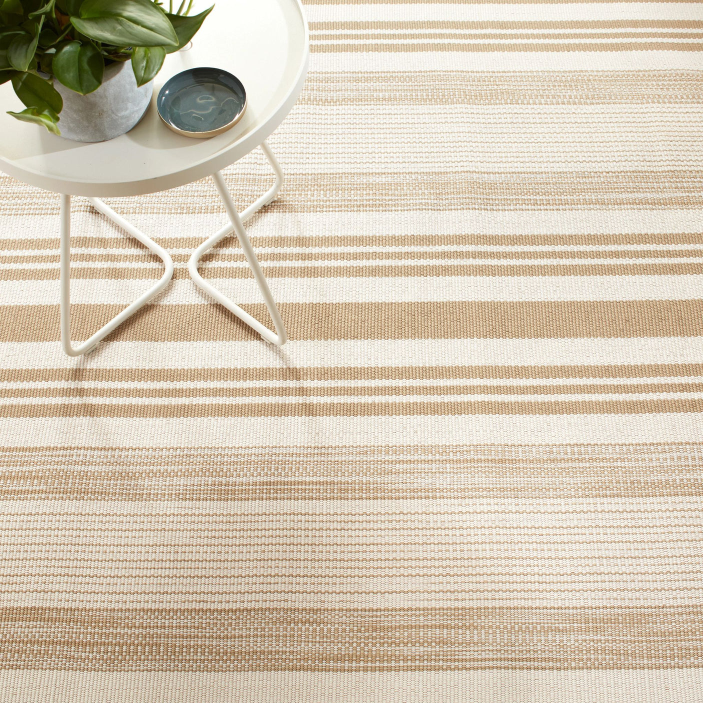 Quincy Stripe Handwoven Indoor/Outdoor Rug