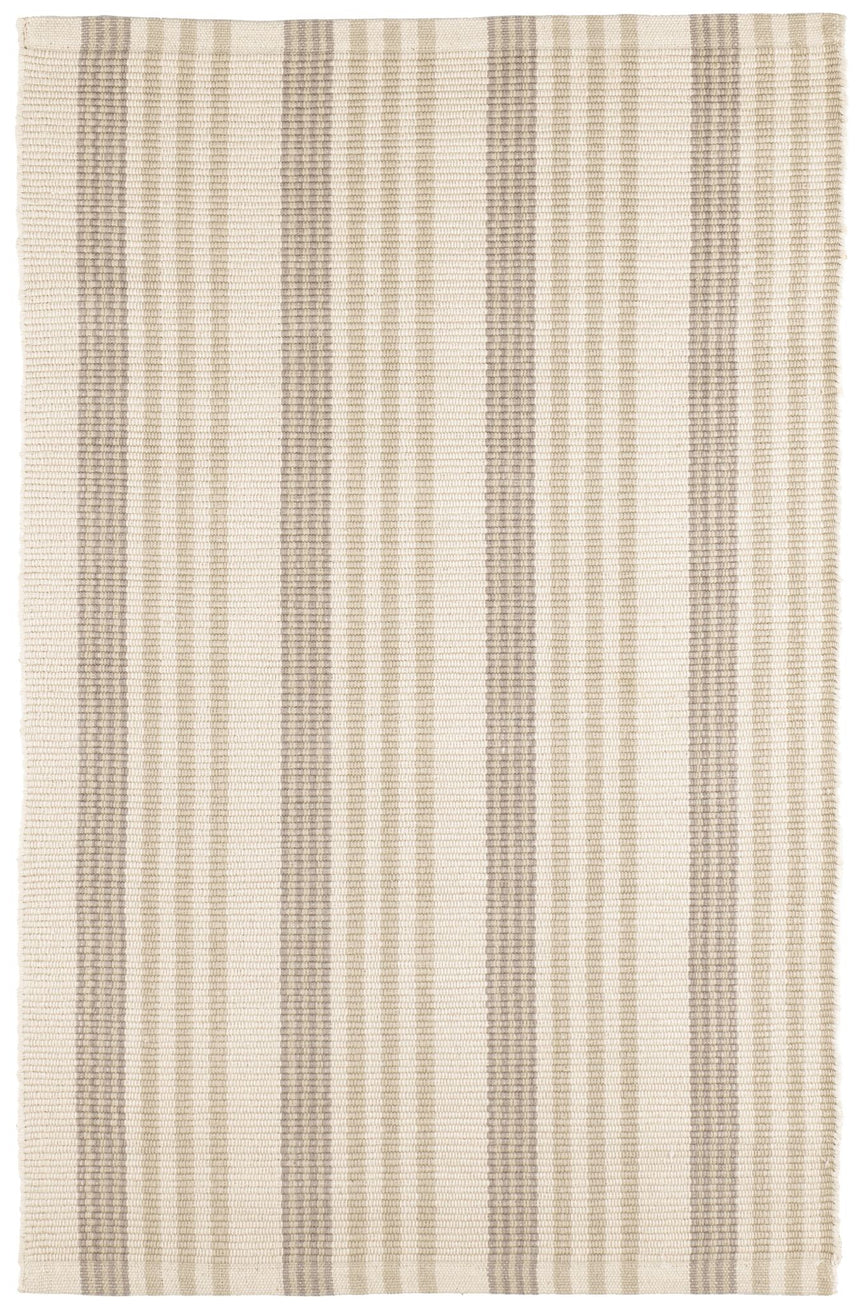 Putney Stripe Handwoven Cotton Rug